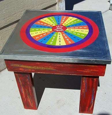 Fun side table ideas http://bec4-beyondthepicketfence.blogspot.com/2014/06/i-will-take-mine-on-side-fun-table-ideas.html