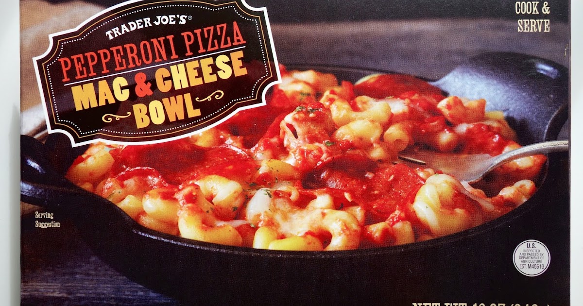 Trader Joe's Pepperoni Pizza Mac & Cheese Bowl