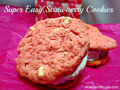 easy strawberry cookies