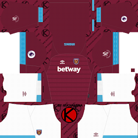 West Ham United 2018/19 Kit - Dream League Soccer Kits