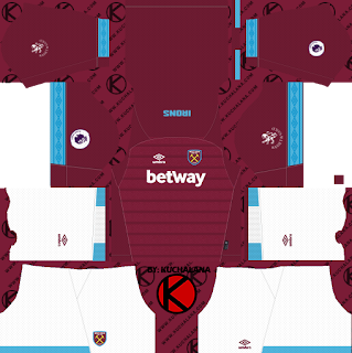West Ham United 2018/19 Kit - Dream League Soccer Kits
