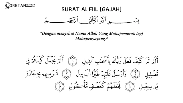 Bacaan Surat Al Fil Arab Latin Terjemahan Artinya Bacaan Surat Al Fil Arab Latin Terjemahan Artinya