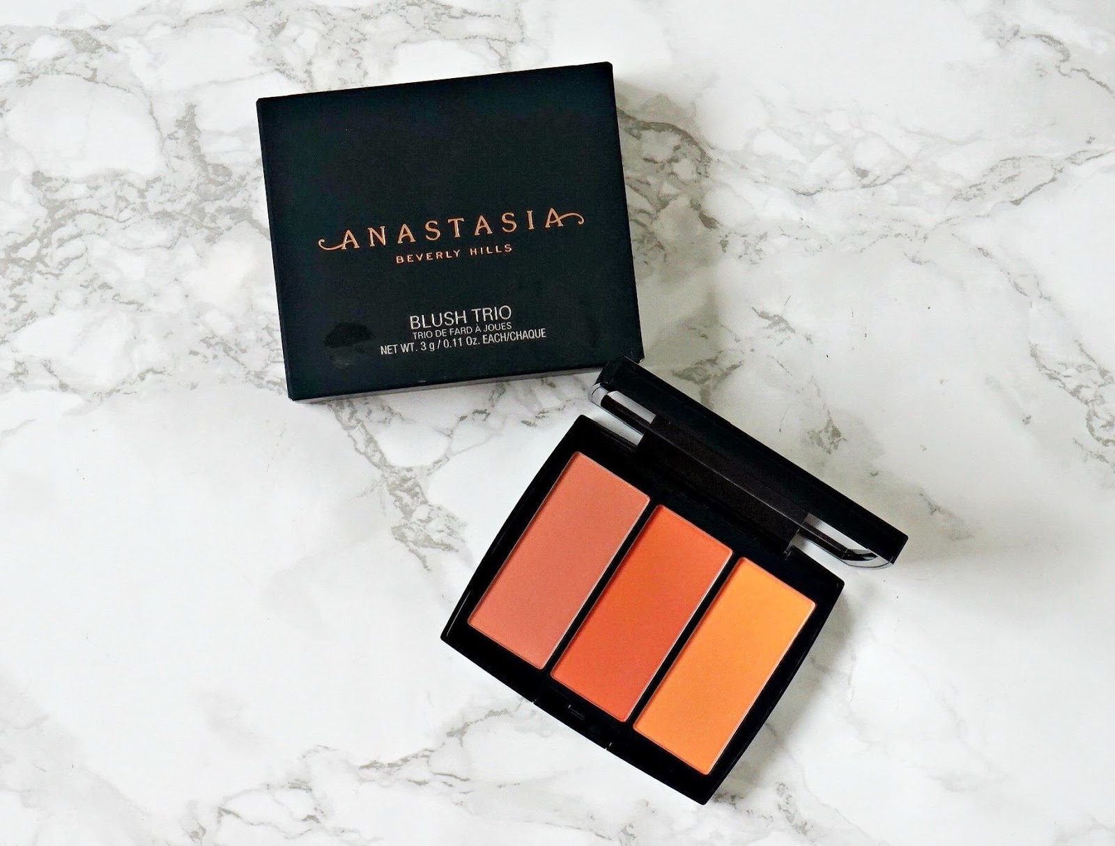 REVIEW Anastasia Beverly Hills Blush Trio Peachy Love Beautylymin