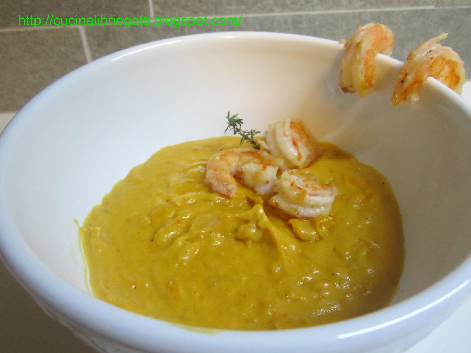 Bisque di gamberi Cucina, Libri e Gatti