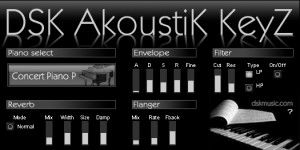 DSK AkoustiK KeyZ - Teclado Acústico VST