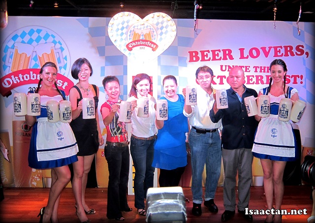 The launch of Oktoberfest 2012 by the VIPs and GAB's top folks