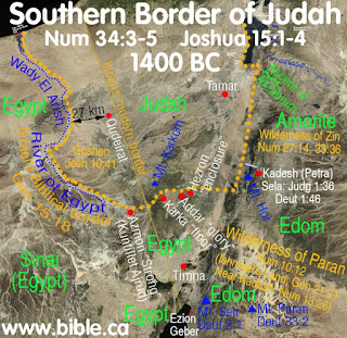 PARAN, BAKA DAN MEKAH = MODUS BLUNDER LEGITIMASI SEBUAH MITOS Bible-archeology-exodus-kadesh-barnea-southern-border-judah-territory