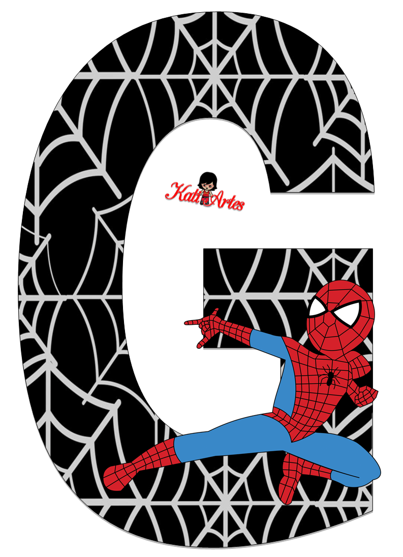 Spiderman Alphabet Numbers Spiderman Digital Alphabet vrogue.co