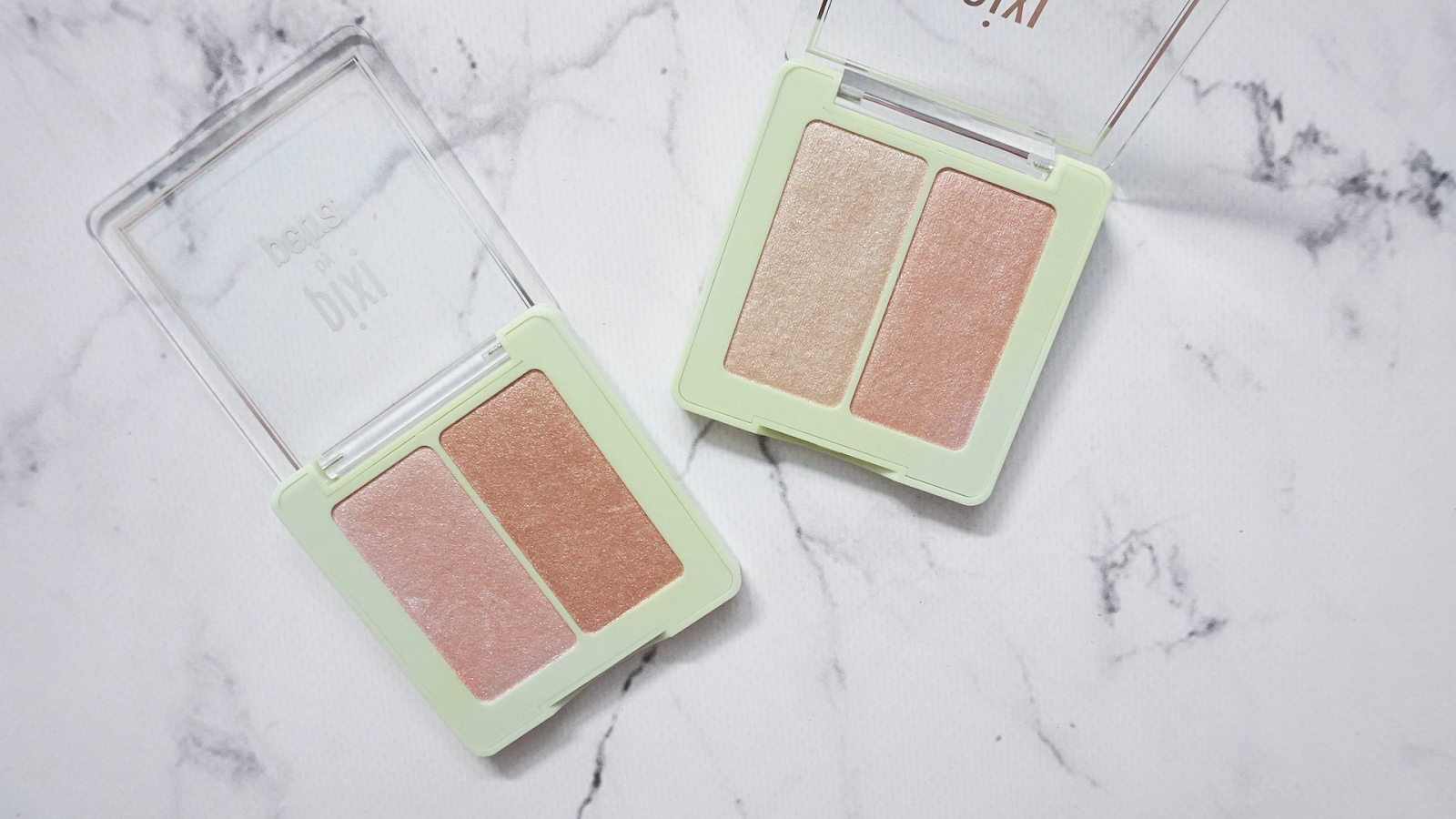 Review & Swatch PIXI Glowy Gossamer Duo & Liquid Fairy Lights