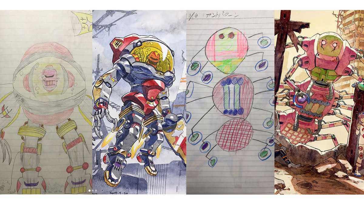 ภาคสอง!! Thomas Romain คุณพ่อนักวาดเปลี่ยนลายเส้นลูกชายให้เป็นอนิเมะสุด