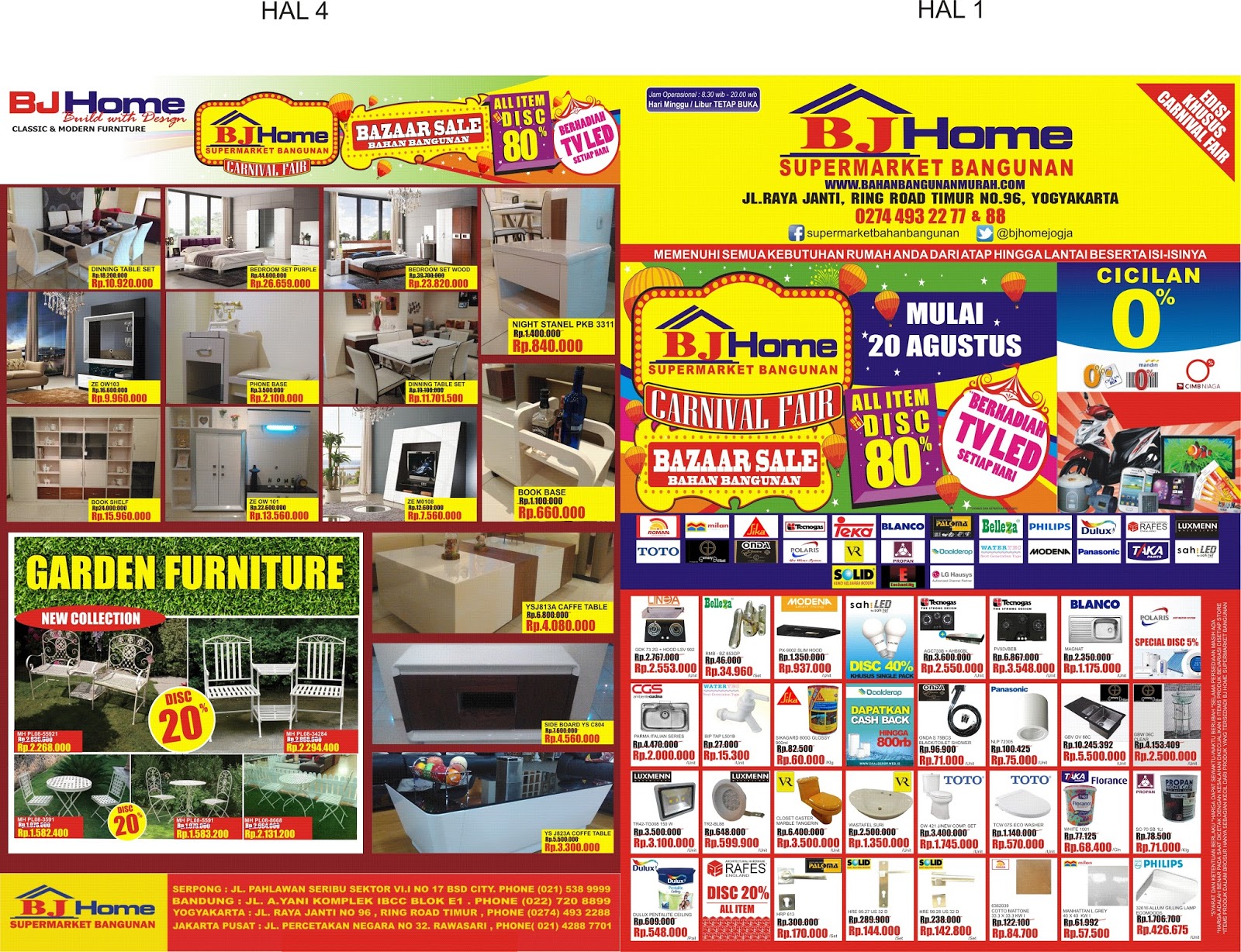 BJ Home Supermarket Bangunan: BROSUR EXPO AGUSTUS
