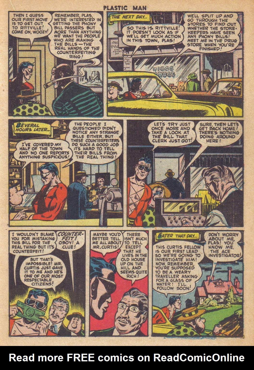 Read online Plastic Man (1943) comic -  Issue #39 - 19