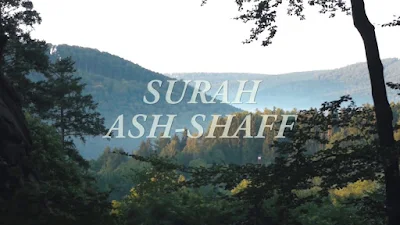 Surah Ash Shaff