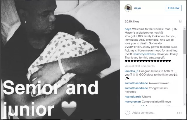 NEYO AND WIFE SHARE ADORABLE PHOTOS OF THEIR SON