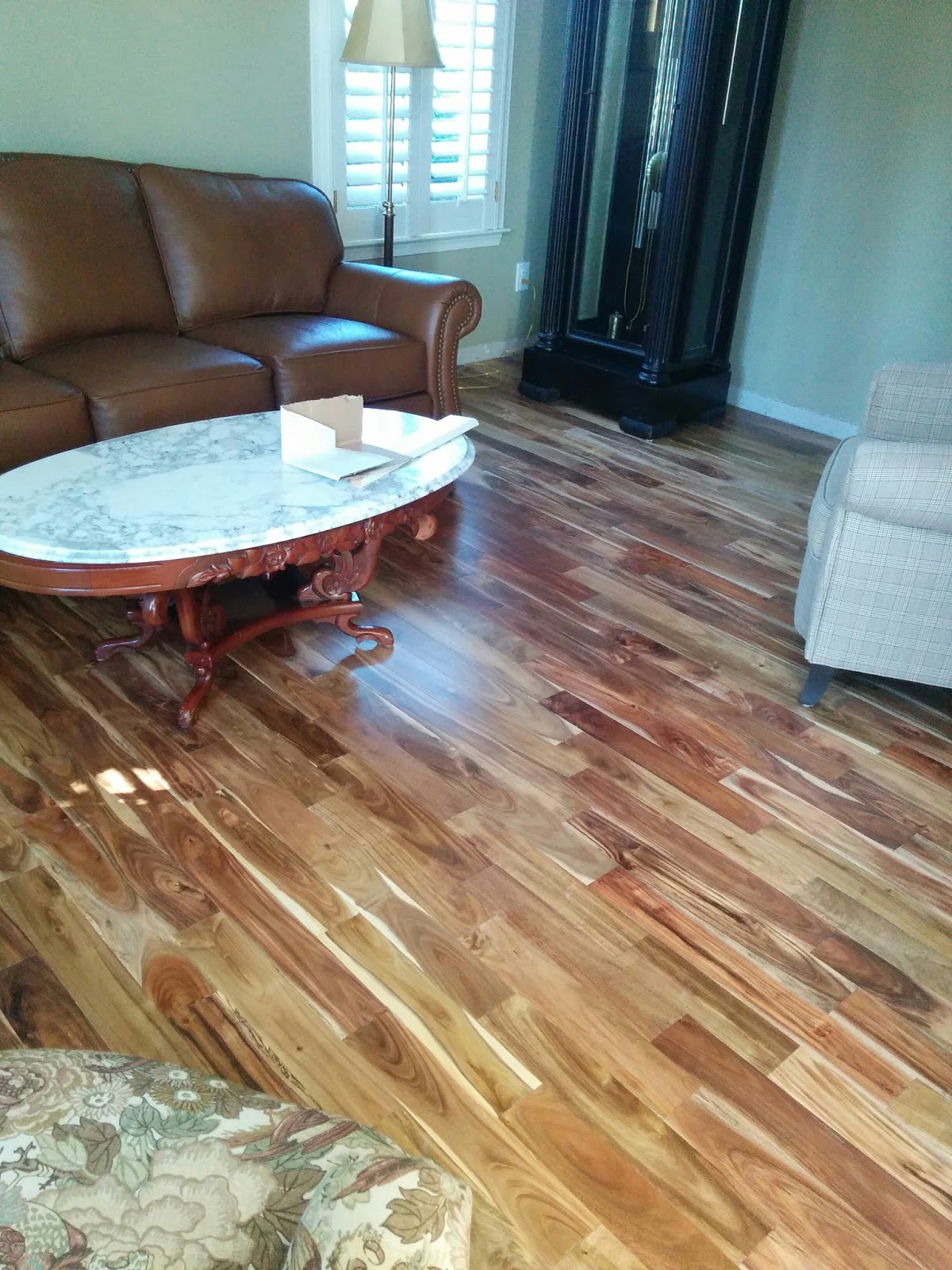 Floor Installation Photos Natural Solid Acacia Hardwood Installed in