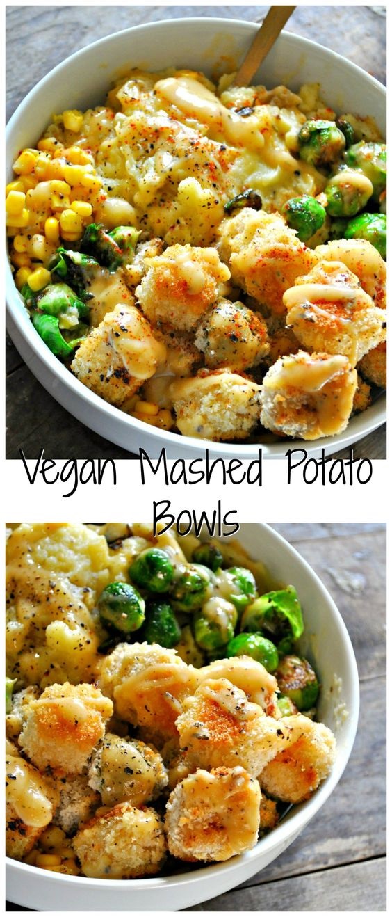 Vegan Mashed Potato Bowls