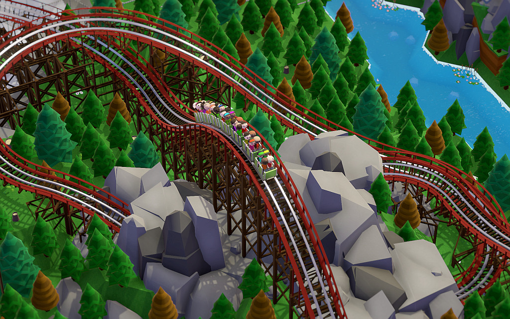 Indie Retro News Parkitect Retro inspired theme park designer