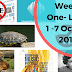 Weekly Current Affairs October 2017: Week I