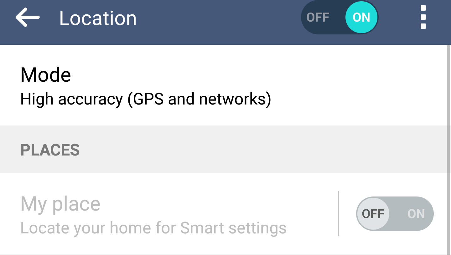 Fixed My Place grayed out in LG smart settings ValueStuffz