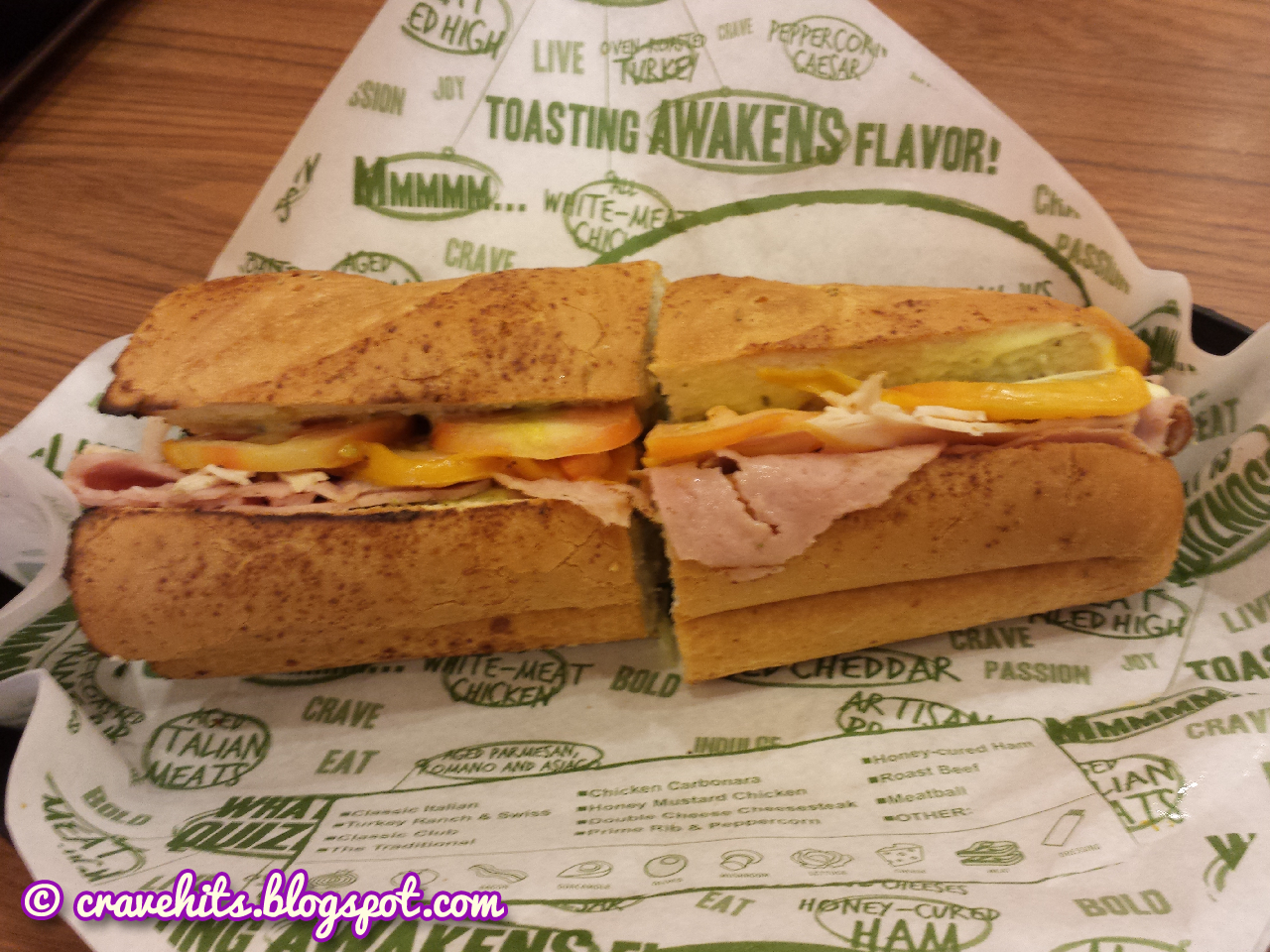 Crave Hits! Toasted Subs at Quiznos