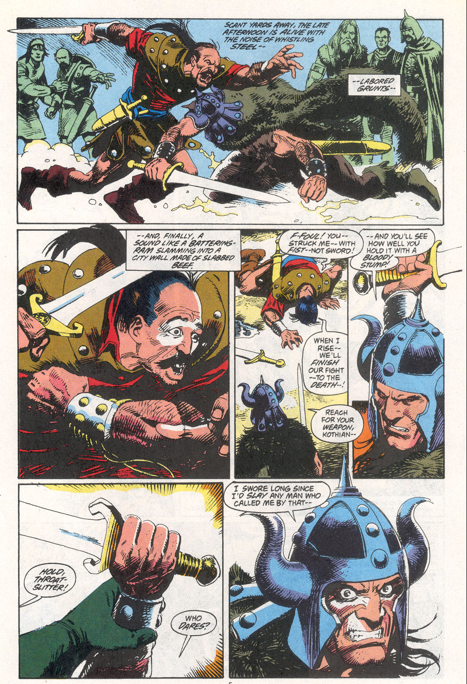 Read online Conan the Barbarian (1970) comic -  Issue #266 - 5