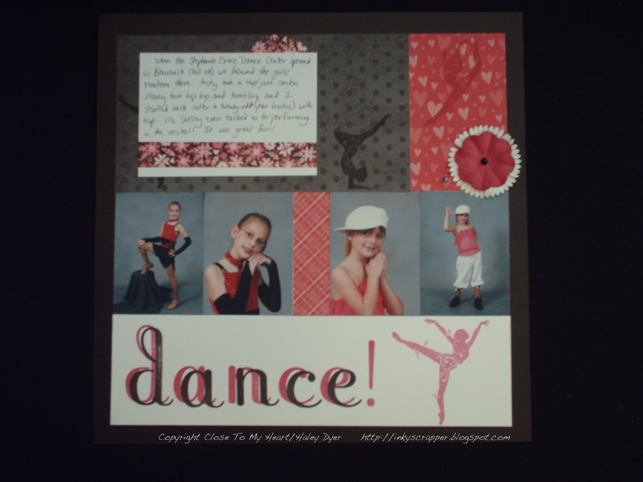 The Inky Scrapper Dance Layouts