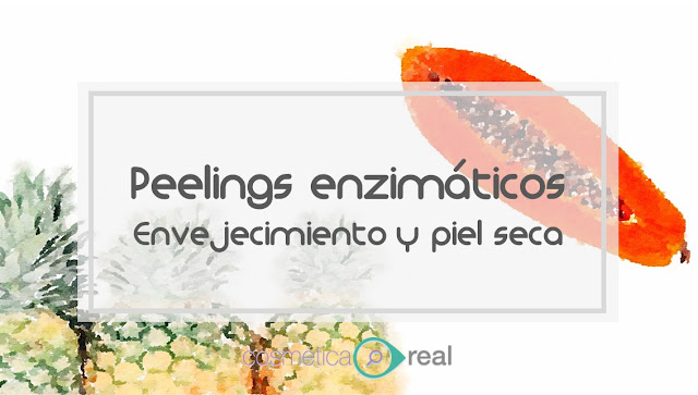 Peelings enzimáticos, envejecimiento y piel seca 