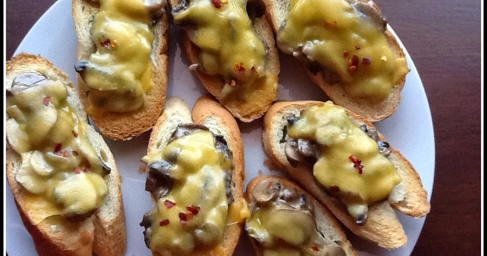 Mayuri's Jikoni 452. mushrooms on toast