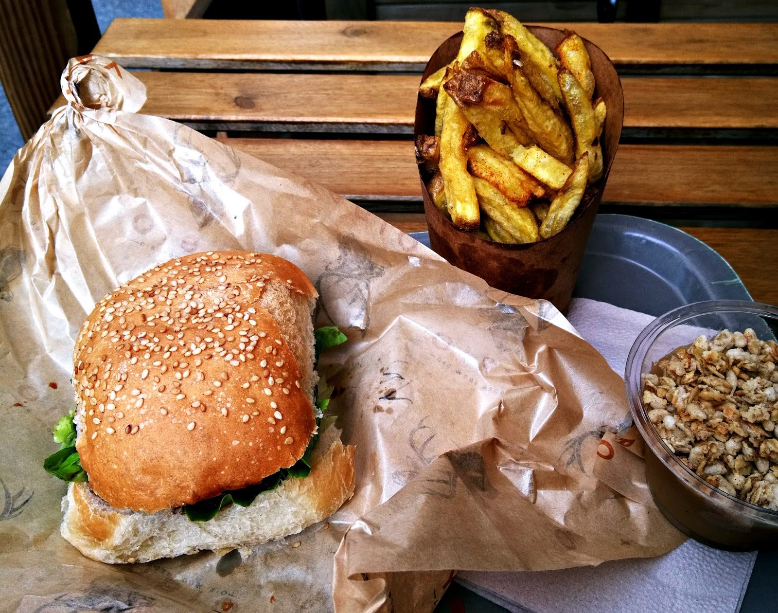 Manger vegan à Lyon 1 Yabio burger