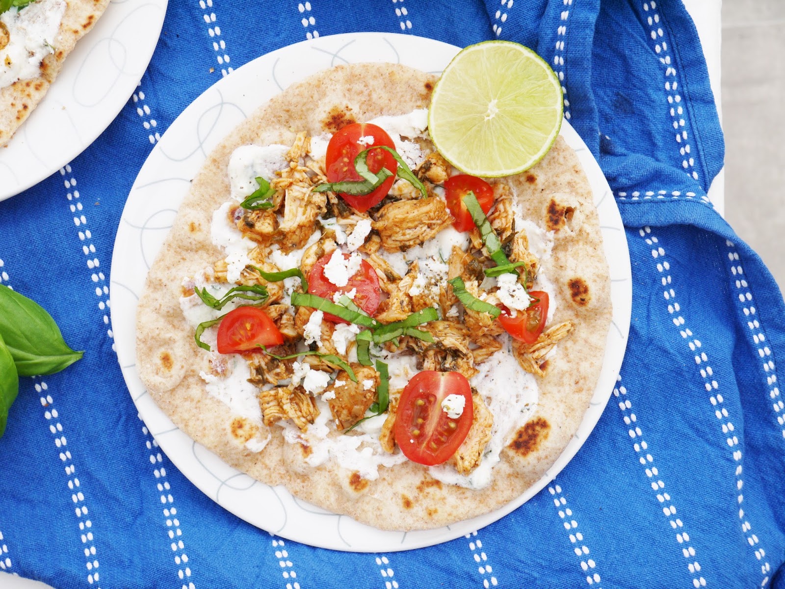 This Muslim Girl Bakes Smoky Paprika Lemon Chicken Wraps + Basil Feta