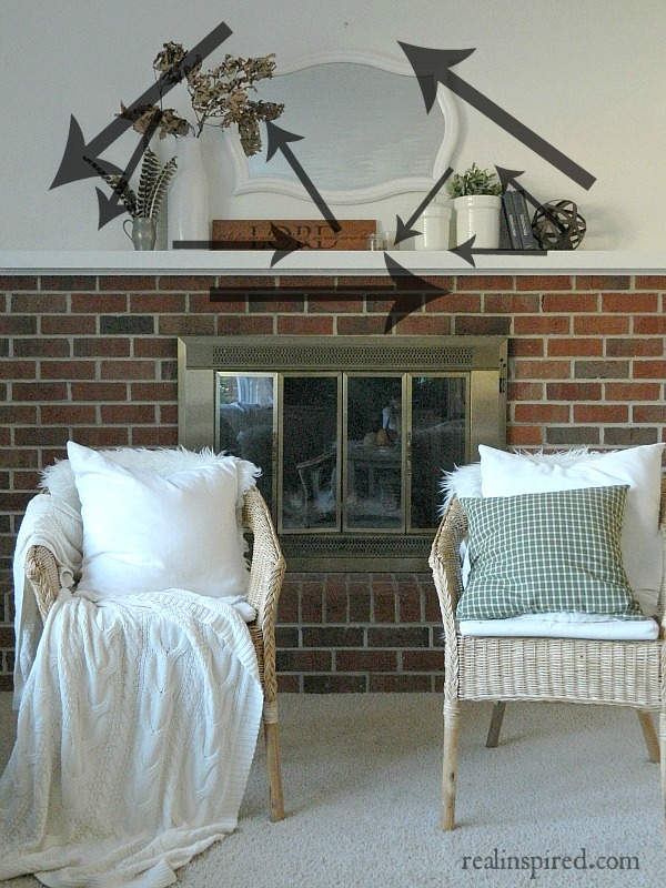 Real Inspired How To Decorate A Long Mantel