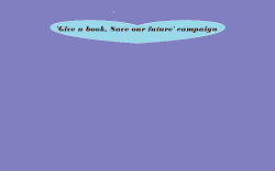 'Give a book, Save our future' campaign