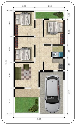 5 Contoh Desain  Rumah  Minimalis  Harga  Murah BLOG INFORMASI