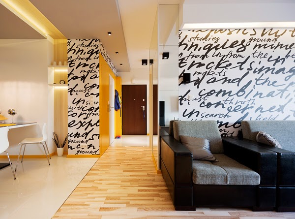 Decorate Your Apartment with Yellow and Black