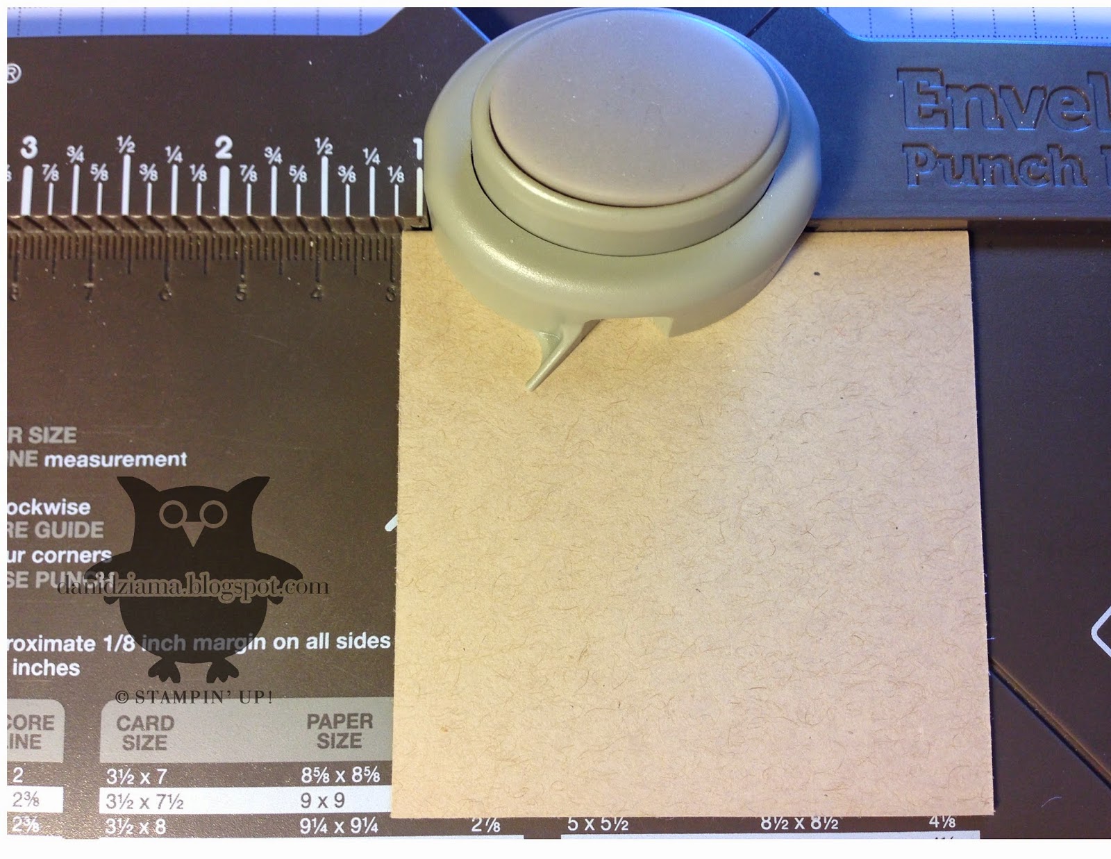 Use the Envelope Punch Board to Make a Spool Card!