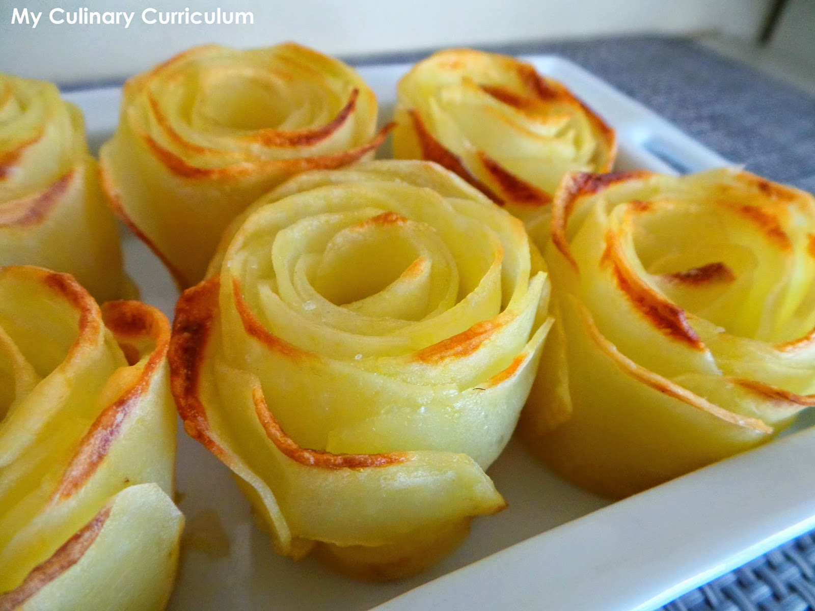 My Culinary Curriculum Roses de pommes de terre (Potatoes