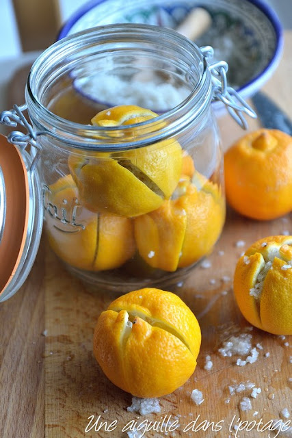 Citrons confits au sel