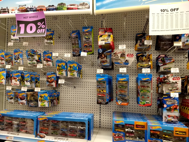 Toys R Us Bankruptcy Store Closing Sale hot wheels