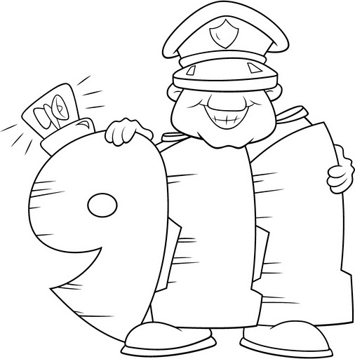 Colorea Tus Dibujos Numeros De Emergencia Para Colorear