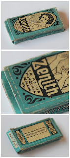 Packaging Zenith, packaging vintage, packaging clásico, packaging antiguo