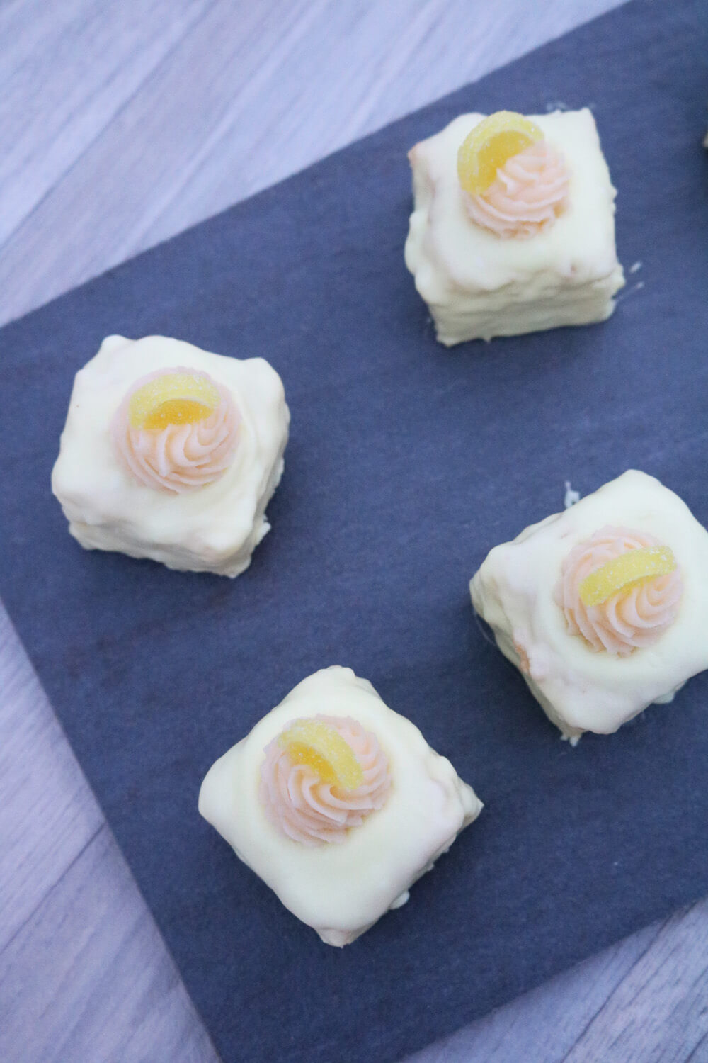Lemon Surprise Fondant Fancies | Bake Off Bake Along
