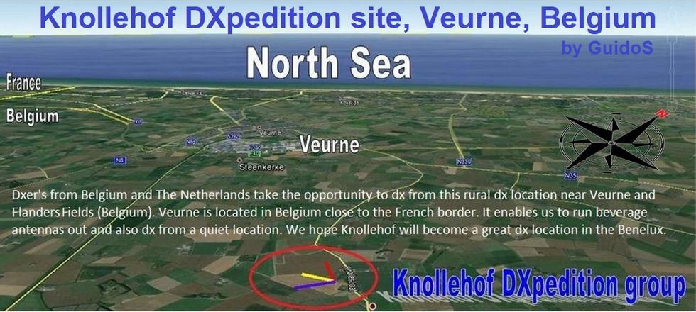 Knollehof Dxpedition Site, Veurne - Belgium - (by GuidoS)