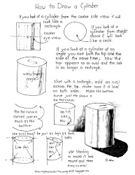 cylinder draw easy worksheet worksheets lesson young drawing drawings step