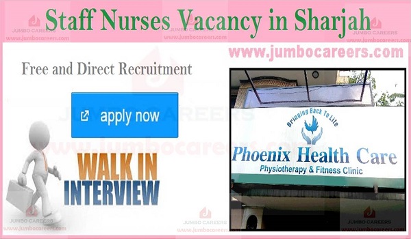 Staff Nurse Job Vacancy In Sharjah 2019 Walk In Interview For