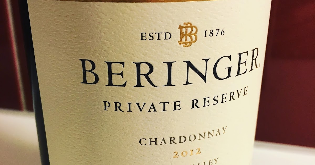 Johan P 2012 Beringer Vineyards Chardonnay Private Reserve