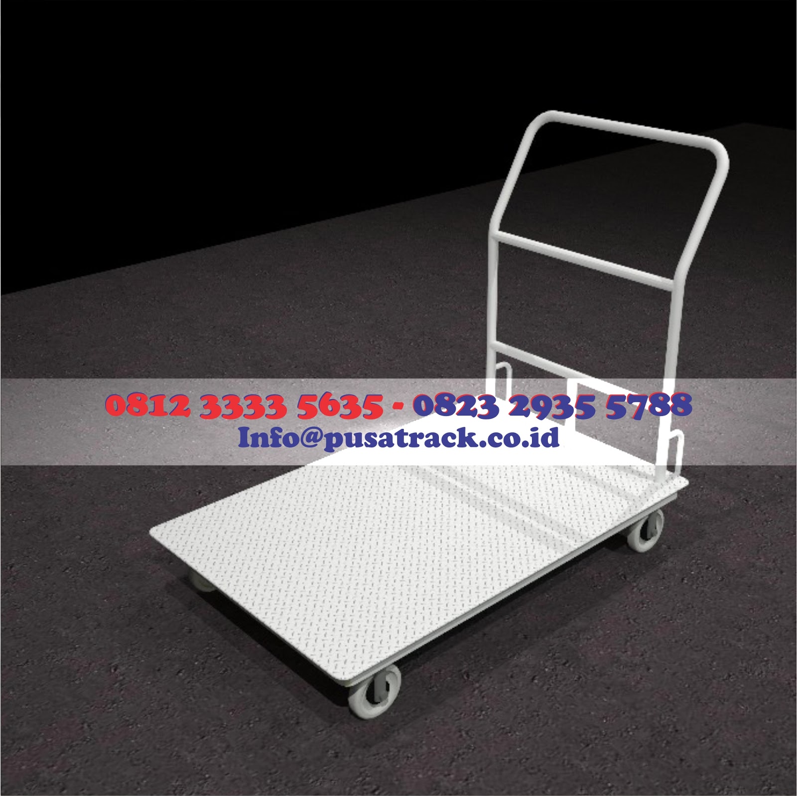 Pabrik Rak Baja 081233335635: Trolley Gudang Bandung