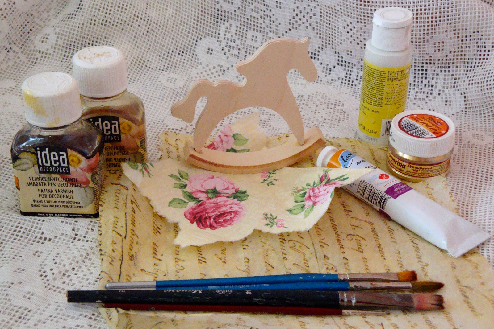 Декупаж салфетками для начинающих пошагово с клеем на доске