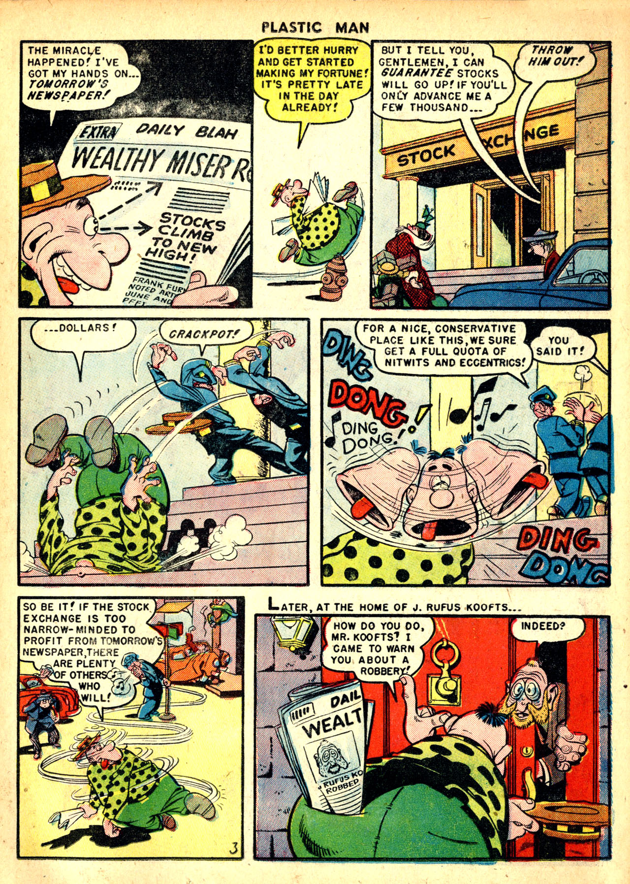 Read online Plastic Man (1943) comic -  Issue #23 - 15