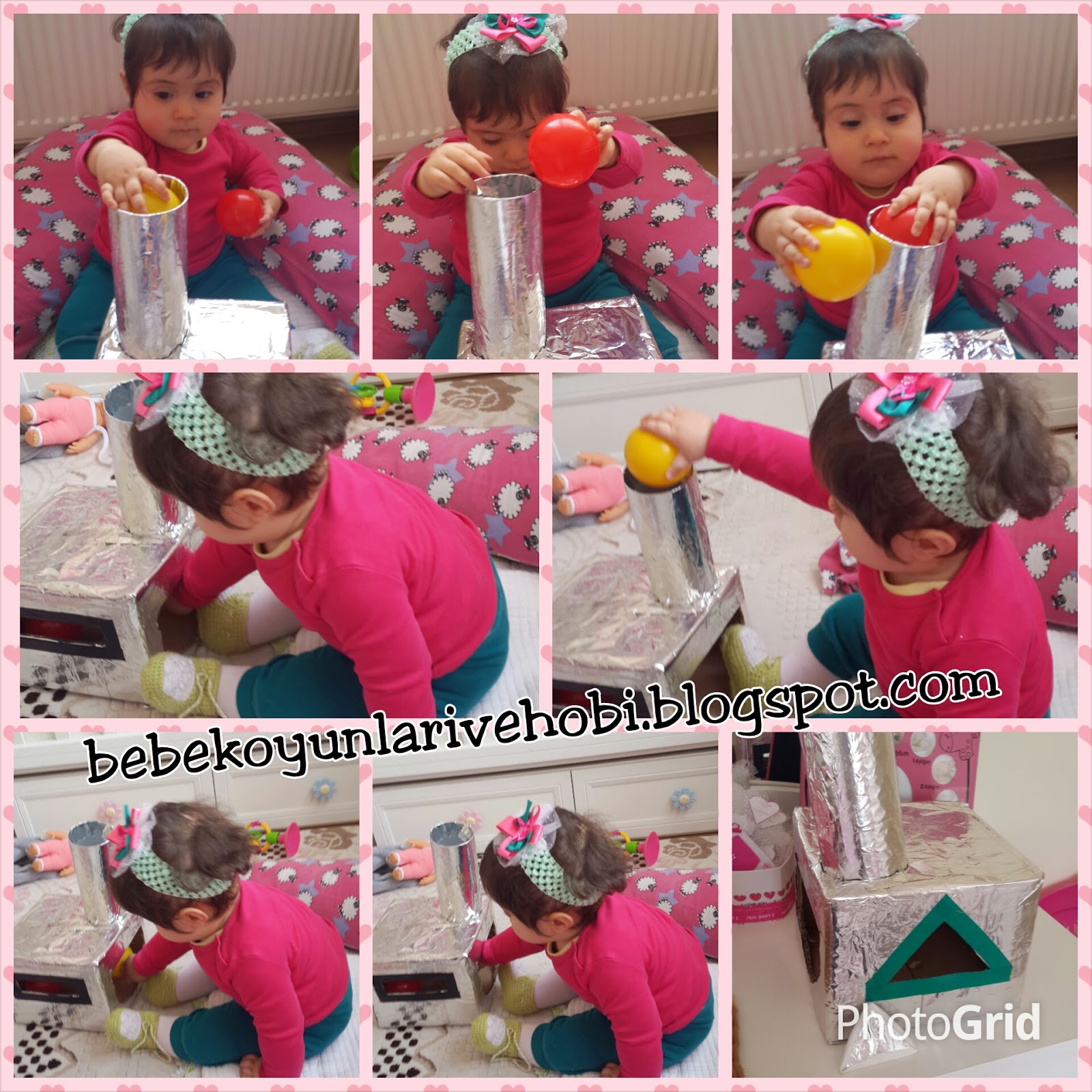 Elifce Bebek Oyunları ve Hobi kutudan oyuncak yapımı geri