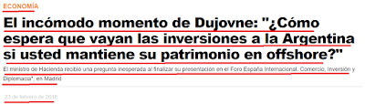 Otro papelón de dujovne